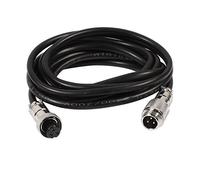 sourcing map GX12 Macho/Hembra Cable Eléctrico de 3 Pines de Cabezal Conector Enchufe de Aviación 2m