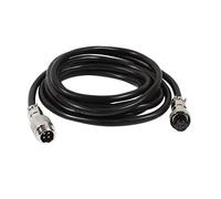 sourcing map GX12 Macho/Hembra Cable Eléctrico de 4 Pines Cabezal de Conector Enchufe de Aviación 2m