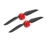 sourcing map Hélice de avión RC de 6 x 3 pulgadas, hélices plegables a control remoto, tamaño 30,5 x 25 mm, eje del motor de 2,3 mm de diámetro, 2 paletas con spinner de plástico de nailon para