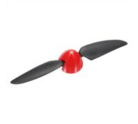 sourcing map Hélice de avión RC de 6 x 4 pulgadas, hélices plegables a control remoto, tamaño 30,5 x 26 mm, eje del motor de 3,17 mm de diámetro, 2 paletas con spinner de plástico de nailon para