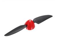 sourcing map Hélice de avión RC de 6 x 4 pulgadas, hélices plegables a control remoto, tamaño 30,5 x 26 mm, 3,17 mm de diámetro del eje del motor, 2 paletas con spinner de plástico de nailon para