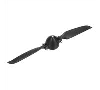 sourcing map Hélice de avión RC de 9.5 x 8 pulgadas, hélices plegables a control remoto, tamaño 38 x 36 mm, eje del motor de 4 mm de diámetro, 2 paletas con spinner de plástico de nailon para