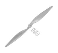 sourcing map Hélices RC de 16 x 8 pulgadas, 2 cuchillas de pala, accesorios grises con anillos adaptadores para reemplazo de accesorios de avión RC