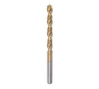 sourcing map Helicoidal Barrena 7.7mm Titanio Revestido (HSS-E) M42 Alta Velocidad Acero 8% Cobalto Recto Vástago para Inoxidable Acero Aluminio Aleación Metal