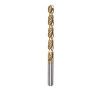 sourcing map Helicoidal Barrena 7.8mm Titanio Revestido (HSS-E) M42 Alta Velocidad Acero 8% Cobalto Recto Vástago para Inoxidable Acero Aluminio Aleación Metal