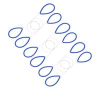 sourcing map Herramienta de alambre de cerámica, 6 unidades, 23.6 pulgadas, cortador de alambre de arcilla estándar, herramientas de cerámica con mango de goma para rueda de cerámica, artista, corte