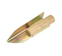 sourcing map Herramienta de esquina para paneles de yeso, cuchillo de esquina interior de acero al carbono de 14,5 cm con agarre ergonómico para enlucido de ladrillos, cinta de yeso, color plateado