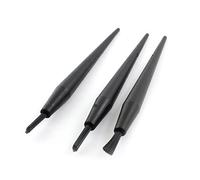 sourcing map Herramienta de limpieza de polvo de retrabajo de PCB con mango negro, cepillo ESD antiestático, 3 uds.