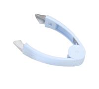 sourcing map Herramienta para quitar tallos de fresa, pelador de ojos de piña con mango antideslizante para frutas, verduras, tomates y patatas, color azul