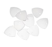 sourcing map Herramientas de apertura de palanca de teléfono Metal 50pcs Plata 0.3mm Grueso para teléfono móvil Portátil PC reparación
