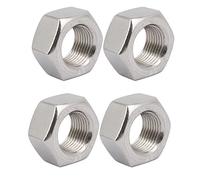 sourcing map Hexagonales Tuercas, M18x1.5 UNF 304 Inoxidable Acero Rosca Hexágono Tuerca 4uds