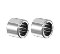 sourcing map HF1416 Rodamientos de Rodillos de Aguja, Rodamiento unidireccional, 14mm Centro 20mm OD 16mm Ancho 2uds