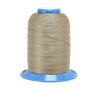 sourcing map Hilo de coser de poliéster regenerado, 600 m, 420D/0,45 mm, extra fuerte, hilo de tapicería para costura manual y a máquina (caqui)