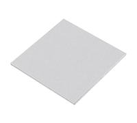 sourcing map Hoja de aluminio 1060, placa de aluminio rectangular de 200 mm x 200 mm, 3 mm de grosor, con película protectora