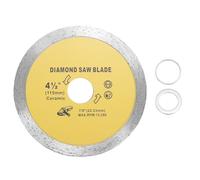 sourcing map Hoja de sierra de diamante de 11,4 cm de diámetro y 7/8 pulgadas de diámetro con anillo adaptador de eje de 2,5 mm de grosor para azulejos de mampostería, mármol, cerámica, hormigón