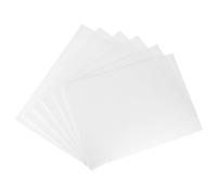 sourcing map Hojas de espuma EVA blancas brillantes de 11.8 x 7.9 pulgadas, 1.2 mm de grosor para manualidades, 6 piezas