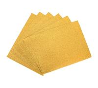 sourcing map Hojas de espuma EVA brillante dorada de 11.8 x 7.9 pulgadas, 1.5 mm de grosor para manualidades, 6 piezas