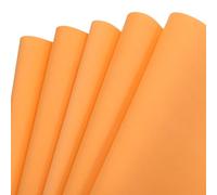 sourcing map Hojas de espuma EVA naranja amarillo de 19.7 x 19.3 pulgadas, 1 mm de grosor, hojas de espuma para manualidades, disfraces, proyectos de arte y manualidades, paquete de 5