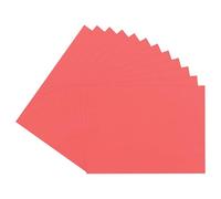 sourcing map Hojas de espuma EVA roja de 7.9 x 5.9 pulgadas, 2 mm de grosor para manualidades, 12 piezas