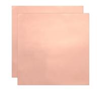 sourcing map Hojas de lámina de cobre conductivas de doble cara de 300 x 300 x 0,15 mm, cinta de cobre de alta conductividad para conexión a tierra de guitarra, vidrieras, electrónica, manualidades, 2