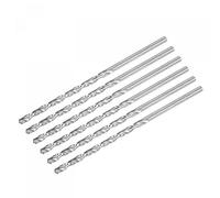 sourcing map HSS (acero de alta velocidad) brocas extra largas, 5,5 mm de diámetro de 160 mm de longitud, 6 unidades