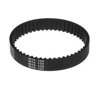 sourcing map HTD-5M - Correa dentada de goma de 255 mm de circunferencia exterior x 15 mm de ancho x 3,6 mm de alto, 51 dientes de polea de bucle cerrado, 5 mm de paso