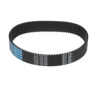 sourcing map HTD-5M - Correa dentada de goma de 425 mm de circunferencia exterior x 25 mm de ancho x 3,6 mm de alto, correa de distribución de polea de bucle cerrado de 85 dientes, paso de 5 mm