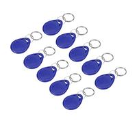 sourcing map ID Tarjeta Llaveros RFID Proximidad 125KHz Lectura Solo Sin Contacto Token Etiqueta para Puerta Entrada Acceso Control Azul Paquete de 20