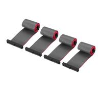 sourcing map IDC - Cable plano de 34 pines, 1,27 mm de paso FC a FC conector FC de 20 cm de longitud, cable de puente gris para pantalla LED de computadora, DVD, 4 unidades