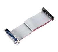 sourcing map IDC Wire - Cable plano DB37 macho a conector hembra FC-40 de 2,54 mm, paso de 30 cm de longitud