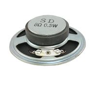 sourcing map Imán Altavoz de 57mm de diámetro de 2,2 Pulgadas. Ronda 8 Altavoces Tipo magnético de 0,5 Ohm para Reproductores de música