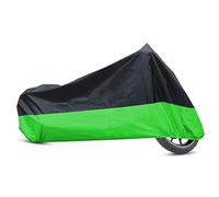 sourcing map Impermeable Capa Funda de Moto UV Protección Negro Verde XXXL