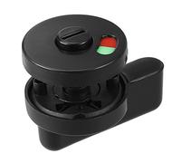 sourcing map Indicador de Privacidad Cerradura de Puerta, 53mm Diámetro Bloqueo Indicador de Nylon Plástico para Baño de Partición Pública Lavabo Baño