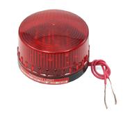 sourcing map Industrial CA 220V Rojo Flash Emergencia Luz estroboscópica Señal de Seguridad Que advierte la lámpara