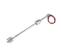 sourcing map Inoxidable Acero Flotador Interruptor para Agua Bomba Tanque Natación Piscina Jardín Estanque Líquido Agua Nivel Sensor M11 300mm Largo