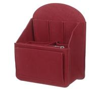 sourcing map Inserto, portátil con múltiples compartimentos, forro de bolso para mochila, rojo vino, 7.7 x 4.7 x 10.4", moderno