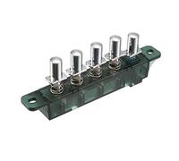 sourcing map Interruptor con 5 Llaves para campana extractora, AC 250V 4A, 3-enclavamiento, 1-Reiniciar, 1-Enganche