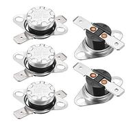 sourcing map interruptor de control de temperatura termostato 65 ° c 10a n.c 6.3mm pin 5pcs