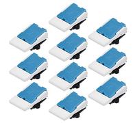 sourcing map Interruptor de reinicio de teléfono de 6 Pines Interruptor de cobre de timbre azul claro con voz 50uds