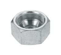 sourcing map JIC - Tapones hidráulicos, conector hembra de 37°, acero al carbono con chapado en zinc, se adapta a accesorios macho JIC -20 (1-5/20.3 cm-12 UN), 2 x 1.1 pulgadas