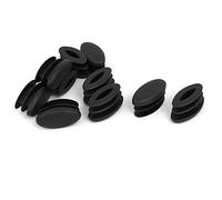 sourcing map - Juego de 10 Almohadillas Protectoras ovaladas para Patas de Mesa (30 x 15 x 16 mm)