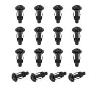 sourcing map Juego de 16 tuercas de gato M5 x 28 mm, acero al carbono, acabado de zinc, tuerca de pétalo, sujetadores de tuerca de remache de inserción multiagarre para pared hueca, uso de línea de