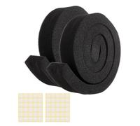sourcing map Juego de 2 tiras de sellado de espuma de 3.3 pies, 1 pulgada de ancho x 2 pulgadas de grosor, cinta aislante de espuma EVE para aire acondicionado, cinta de sellado de espuma de celda