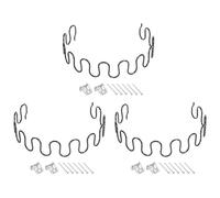sourcing map Juego de 3 kits de repuesto de muelles de tapicería, kit de reparación de cojines caídos de 19.7 pulgadas con clips y clavos para muebles, sofá, silla reclinable