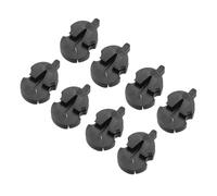 sourcing map Juego de 3 silenciadores de violín para práctica de violín, silencio de goma para violín, juego de silencio de práctica para todos los violines, estilo tourte, color negro