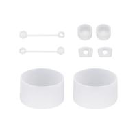 sourcing map Juego de 8 accesorios de silicona para vaso Stanley de 30/40 onzas, incluye 2 tapas de cubierta de popote, 2 tapones a prueba de fugas, 2 tapones redondos a prueba de fugas, 2 botas de