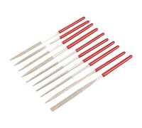 sourcing map Juego de archivos de aguja de diamante de 10 piezas de 2 mm x 100 mm para piedra de vidrio de metal