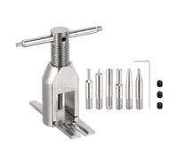 sourcing map Juego de herramientas mejoradas para quitar piñones de motor, extractor de engranajes de motor de metal modelo RC para drones RC, helicópteros, piezas pequeñas de piñón de motor Hobby