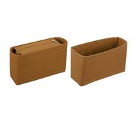 sourcing map Juego de organizador de bolso, bolsas organizadoras de fieltro portátil con cremallera, múltiples compartimentos, forro de bolso para bolso de hombro, bolso de mano, moldeador de bolso