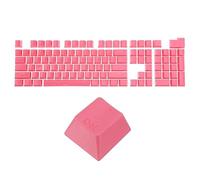 sourcing map Juego de teclas de pudín de 108 teclas, perfil OEM, 60% ABS para diseño de teclado mecánico, doble disparo rosa melocotón
